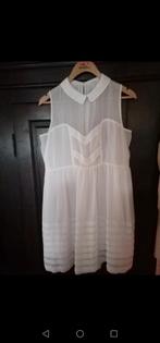 Magnifique robe blanche Claudie pierlot 40, Comme neuf, Taille 38/40 (M), Enlèvement ou Envoi, Blanc