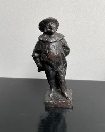 Antieke bronzen dokter gesigneerd beschikbaar voor biedingen