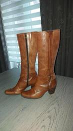 Lange lederen dames laarzen maat 40, Ophalen, Zo goed als nieuw