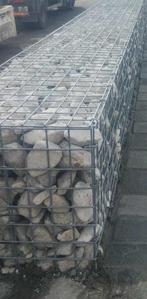 steenkorf H400xD400 maas 50x50 - NIEUW - 6 meter, Nieuw, Kalksteen, Kei, Antraciet