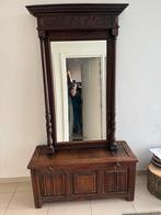 Miroir ancien et coffre, le tout en très bon état!, Antiquités & Art, Antiquités | Miroirs