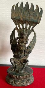 Statue Ancienne en Bronze Visnu et Garuda Indonésie, Enlèvement ou Envoi