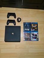 Playstation 4 Slim 1TB | 2 Controllers | 4 Topgames, Games en Spelcomputers, Spelcomputers | Sony PlayStation 4, Ophalen of Verzenden