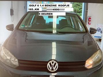 VW GOLF 6  1.4 BENZINE  5 DEURS   EURO 5 BENZINE beschikbaar voor biedingen