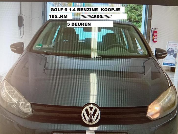 VW GOLF 6  1.4 BENZINE  5 DEURS   EURO 5 BENZINE, Auto's, Volkswagen, Bedrijf, Te koop, Golf, Benzine, Euro 5, 5 deurs, Ophalen
