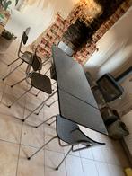 Vintage formicaset tafel en stoelen., Ophalen of Verzenden, Gebruikt