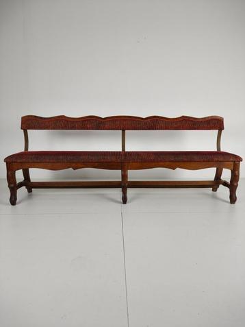 Unieke Eikenhouten Hal-/Eetbank Uit Het Begin Van De 20E Eeu beschikbaar voor biedingen