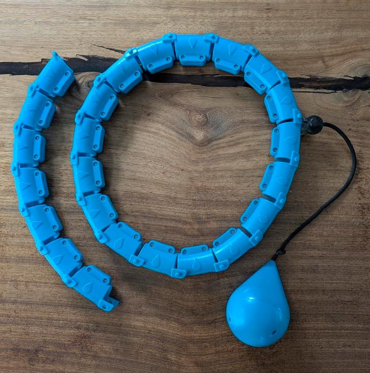 Hoelahoep met gewicht, Sport en Fitness, Hoelahoeps, Zo goed als nieuw, Hoelahoep, Met gewicht, Ophalen of Verzenden