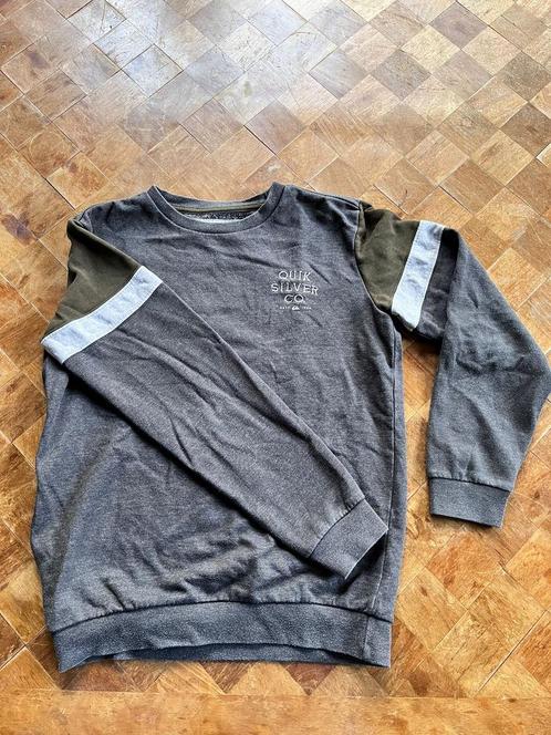 Grijze trui, Quick Silver, jongensmaat 140, Kinderen en Baby's, Kinderkleding | Maat 140, Jongen