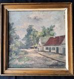LEOPOLD HAECK 1868-1928 dubbelzijdig olie op paneel 25€, Antiek en Kunst, Ophalen of Verzenden