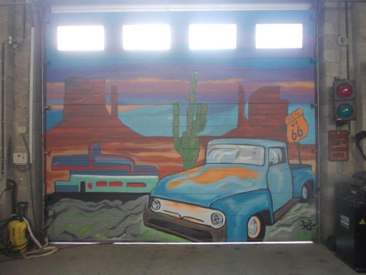 Heb je saaie garagemuren,graffiti stijl, Auto's, Oldtimers, Particulier, Porsche, LPG, Cabriolet, Ophalen
