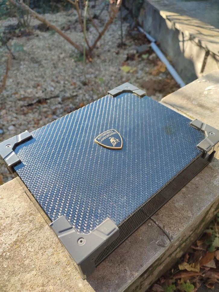 Lamborghini-eigenaar een jaar Aventador svj-box, Hobby en Vrije tijd, Modelauto's | 1:18, Zo goed als nieuw, Overige typen, Overige merken