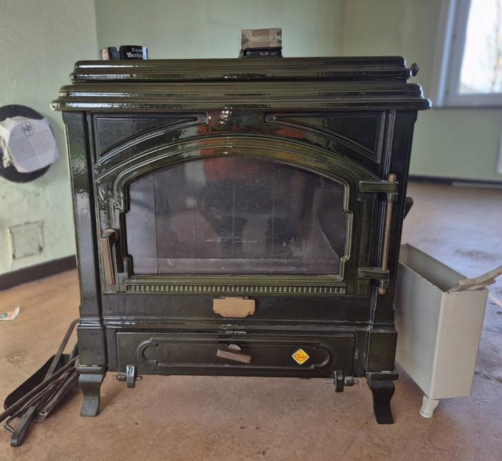 Hout/kool kachel, Huis en Inrichting, Kachels, Zo goed als nieuw, Hout, Ophalen