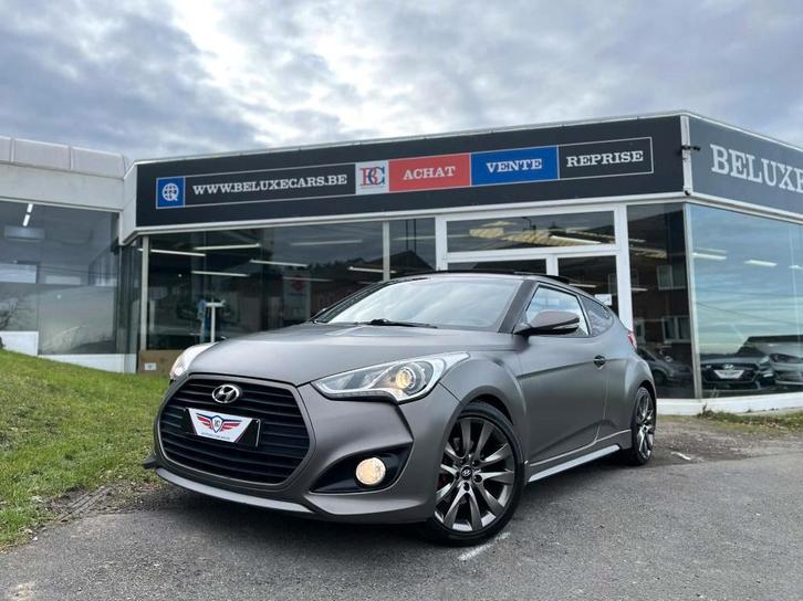 Veloster Turbo ORIGINELE MATTE KLEUR*T.O*LED*PDC*, Auto's, Hyundai, Bedrijf, Te koop, Veloster, ABS, Benzine, Euro 5, Coupé, 4 deurs