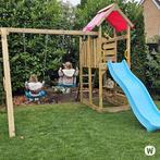 Te koop: Wickey speeltoren in goede staat, Kinderen en Baby's, Speelgoed | Buiten | Speeltoestellen, Ophalen, Gebruikt, Glijbaan