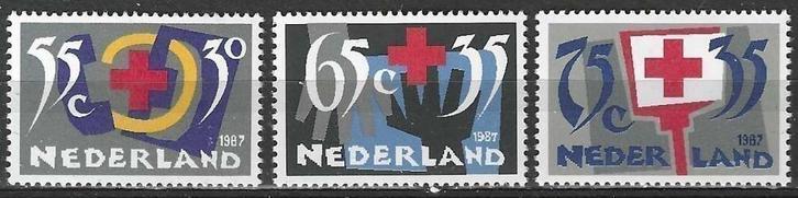 Nederland 1987 - Yvert 1293-1295 - Rode Kruis (PF), Postzegels en Munten, Postzegels | Nederland, Postfris, Verzenden