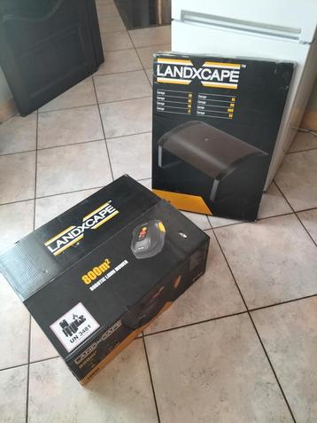 Landxcape robotmaaier met garage, Enlèvement, Comme neuf