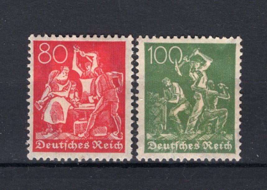 DEUTSCHES REICH Yt. 169/170 MH, Ophalen of Verzenden, Postfris