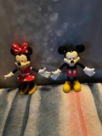 Mickey en Mimi figuur — Vintage, Ophalen of Verzenden, Mickey Mouse, Gebruikt, Beeldje of Figuurtje