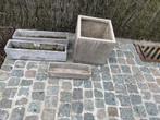 bloembakken, Tuin en Terras, Bloembakken en Plantenbakken, Ophalen of Verzenden, Gebruikt, Beton