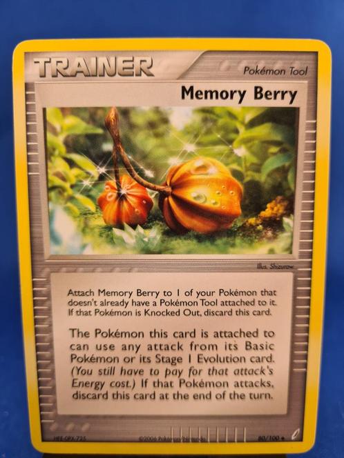 Memory Berry 80/100 - Crystal Guardians, Hobby en Vrije tijd, Verzamelkaartspellen | Pokémon, Gebruikt, Verzenden