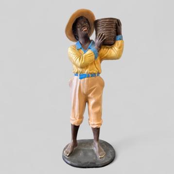 Decoratief vintage beeld -kleurrijk retro figuur 118 cm hoog beschikbaar voor biedingen