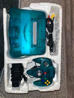 Nintendo 64 clear blue limited edition, Games en Spelcomputers, Ophalen of Verzenden, Zo goed als nieuw
