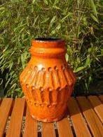 Vintage oranje vaas van Bay, Ophalen of Verzenden