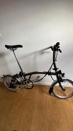 Brompton black lacquer S6L showroom banden Kojak nieuw 2024, Nieuw, Versnellingen, Brompton, Totaal opvouwbaar