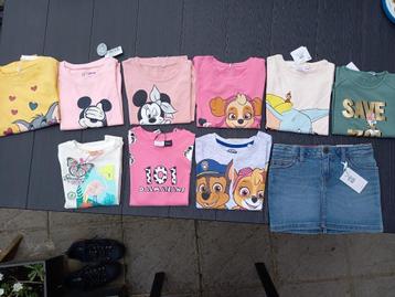 NIEUW pakket meisjeskleding maat 110, Kinderen en Baby's, Overige typen, Meisje, Nieuw, Ophalen of Verzenden