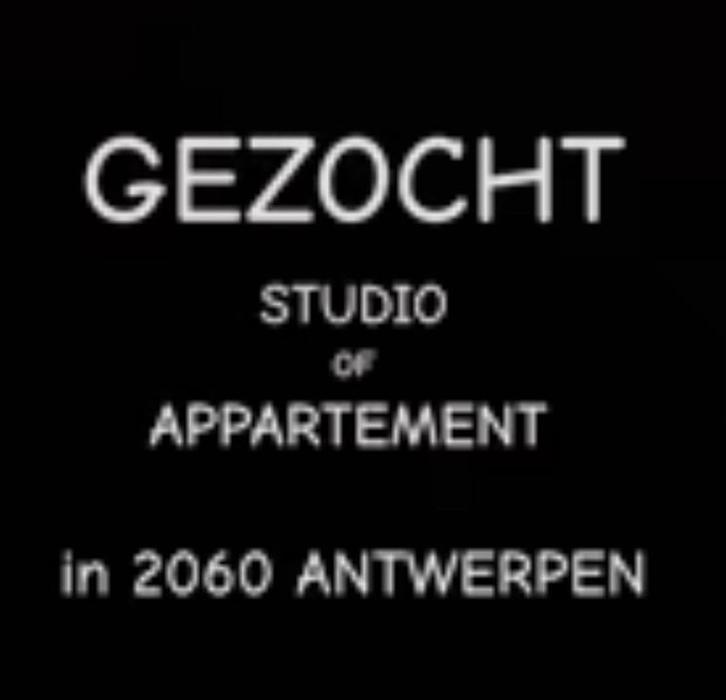 Gezocht appartement of studio te Antwerpen, Immo, Appartementen en Studio's te huur