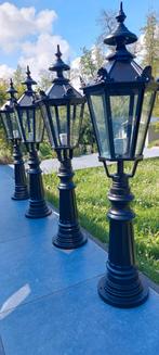 lanternes pour extérieur en fonte 350€ pièce, Maison & Meubles, Comme neuf, Enlèvement, Verre