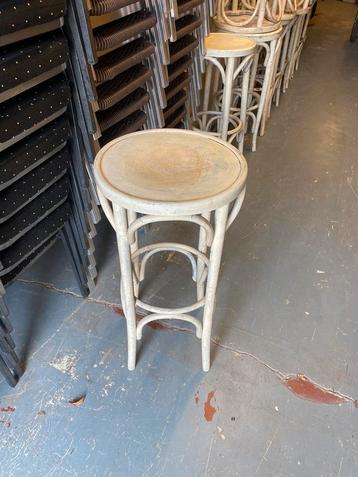 Houten barkrukken style thonet, Huis en Inrichting, Barkrukken, Ophalen, Met voetsteun, Hout, Gebruikt