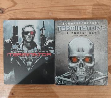 Terminator 1 & 2 Blu Ray steelbook, Enlèvement ou Envoi, Comme neuf
