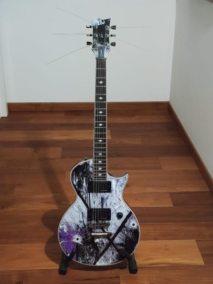 ESP LTD gus600 ec, Muziek en Instrumenten, Snaarinstrumenten | Gitaren | Elektrisch, Zo goed als nieuw, Solid body, Overige merken