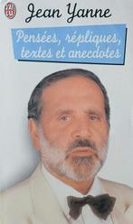 Jean Yanne 	Pensées, répliques, textes et anecdotes, Ophalen of Verzenden, Jean Yanne, Verhalen, Zo goed als nieuw