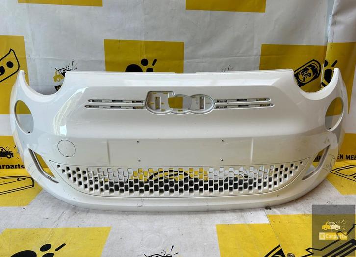 Voorbumper Fiat 500 500E ELEKTRISCH Icon 735714055 2020+, Auto-onderdelen, Carrosserie, Bumper, Fiat, Voor, Gebruikt