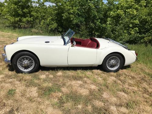 MGA 1961, Auto's, MG, Particulier, A, Benzine, Cabriolet, 2 deurs, Handgeschakeld, Wit, Overige kleuren, Leder, Achterwielaandrijving