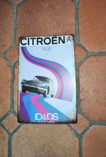 Plaque Citroen DS