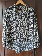 Zwart-witte blouse maat XL, Kleding | Dames, Zwart, Maat 46/48 (XL) of groter, Ophalen of Verzenden, Gedragen