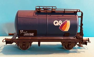 Rivarossi 2038 H0 tankwagon Q8, zeldzaam, in OVP beschikbaar voor biedingen