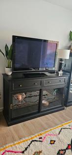 Vitrinekast/tv-kast, Huis en Inrichting, Ophalen, Glas