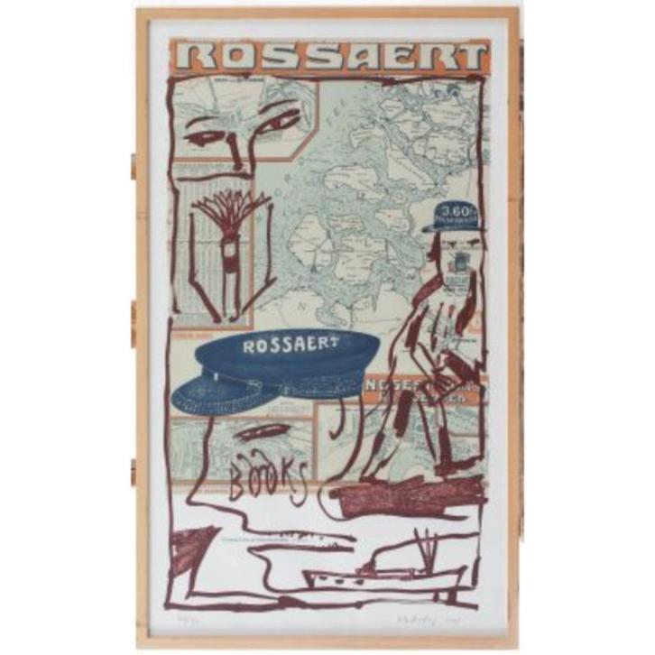 Pierre Alechinsky - "Rossaert" (2003) - CoBrA, Antiek en Kunst, Kunst | Litho's en Zeefdrukken, Ophalen