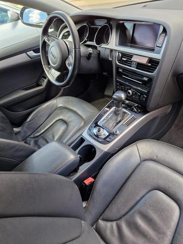 Audi A5, Cuir, Euro 5, Carnet d'entretien, Noir