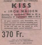 Kiss + Iron Maide FN 1980, Tickets & Billets, Concerts | Rock & Metal, Hard Rock ou Metal