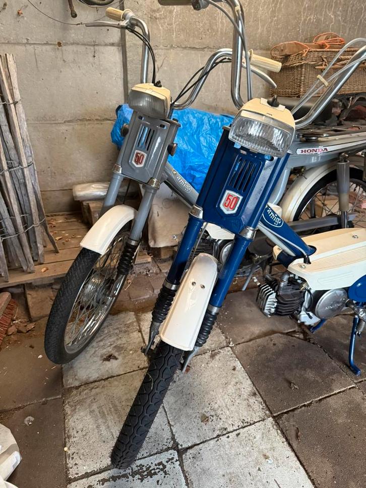 2 Honda Amigo’s, Fietsen en Brommers, Brommeronderdelen | Oldtimers, Zo goed als nieuw, Ophalen