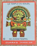Kuifje sticker De Zonnetempel Clark's 1970 Hergé Tintin, Verzamelen, Ophalen of Verzenden, Kuifje, Zo goed als nieuw, Plaatje, Poster of Sticker