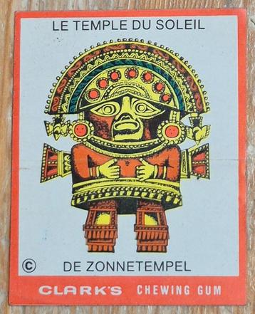 Kuifje sticker De Zonnetempel Clark's 1970 Hergé Tintin, Enlèvement ou Envoi, Tintin, Comme neuf, Image, Affiche ou Autocollant