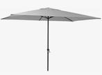 Parapluie rectangulaire, L.300 x l.194 cm, gris foncé, Jardin & Terrasse, 2 à 3 mètres, Enlèvement, Parasol flottant, Neuf