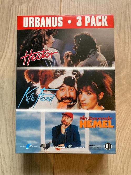 Urbanus Film-box (3-pack) + extra DVD, Cd's en Dvd's, Dvd's | Komedie, Zo goed als nieuw, Overige genres, Boxset, Alle leeftijden
